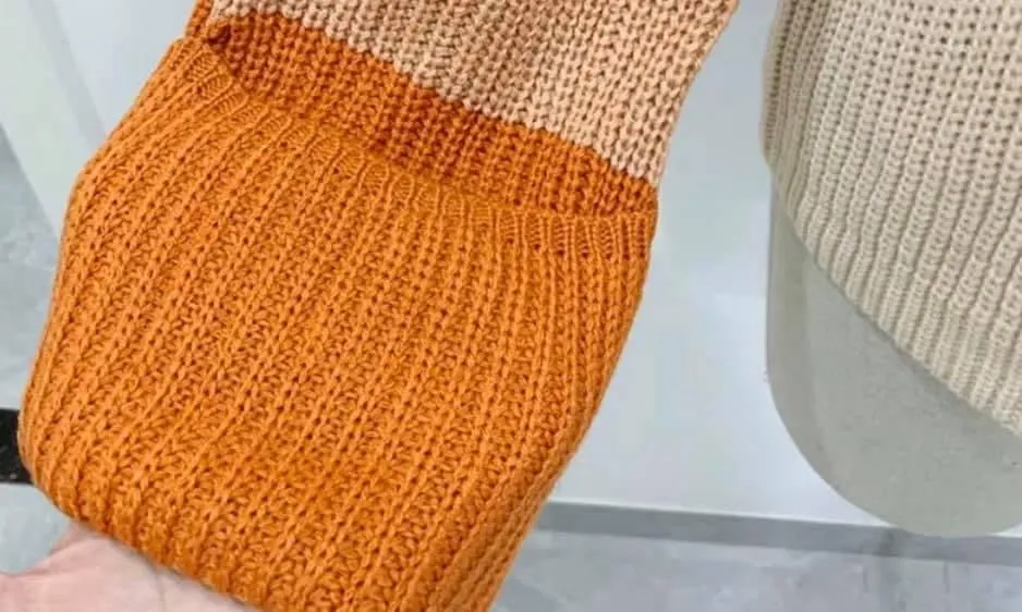 Cuffed Mallory in Orange