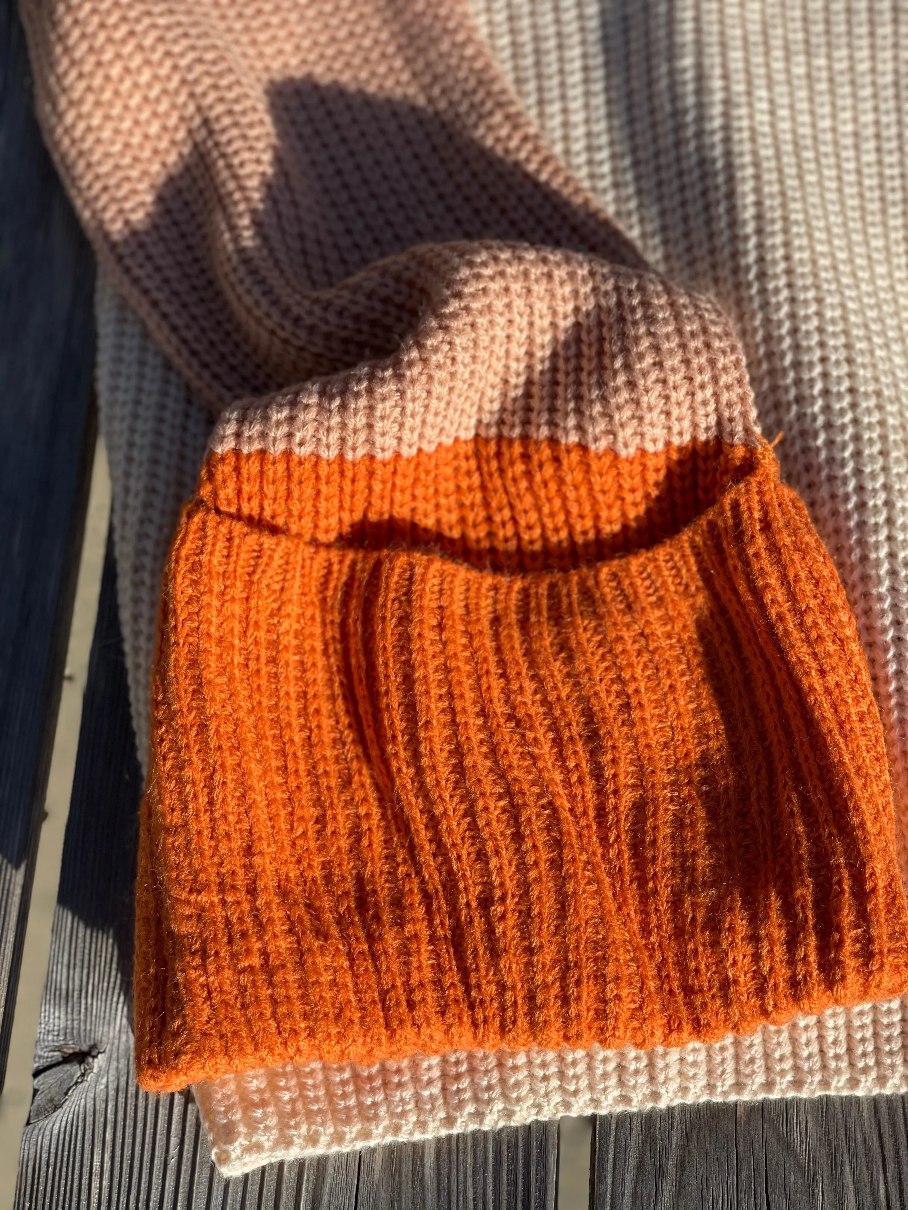 Cuffed Mallory in Orange