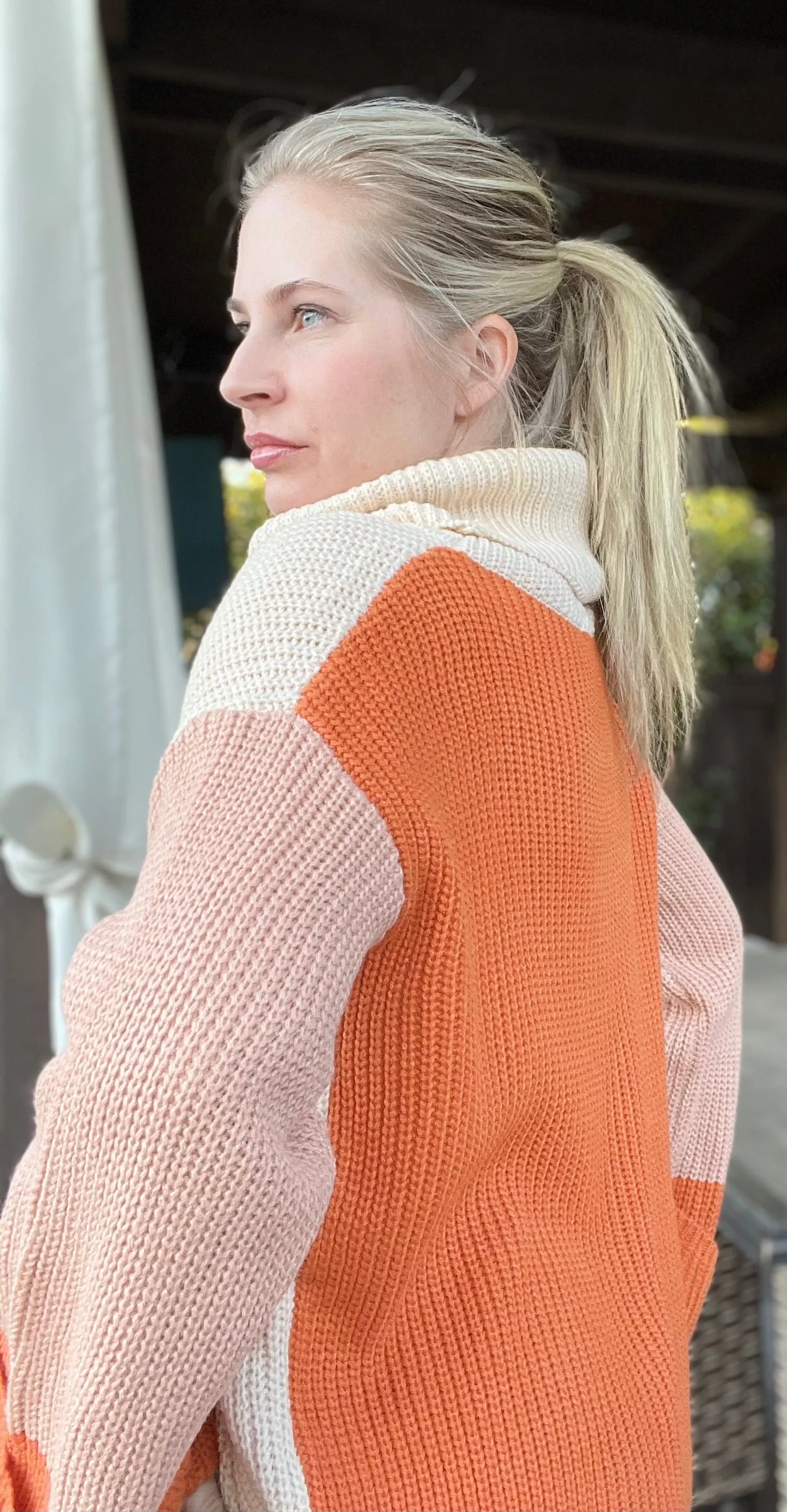 Cuffed Mallory in Orange
