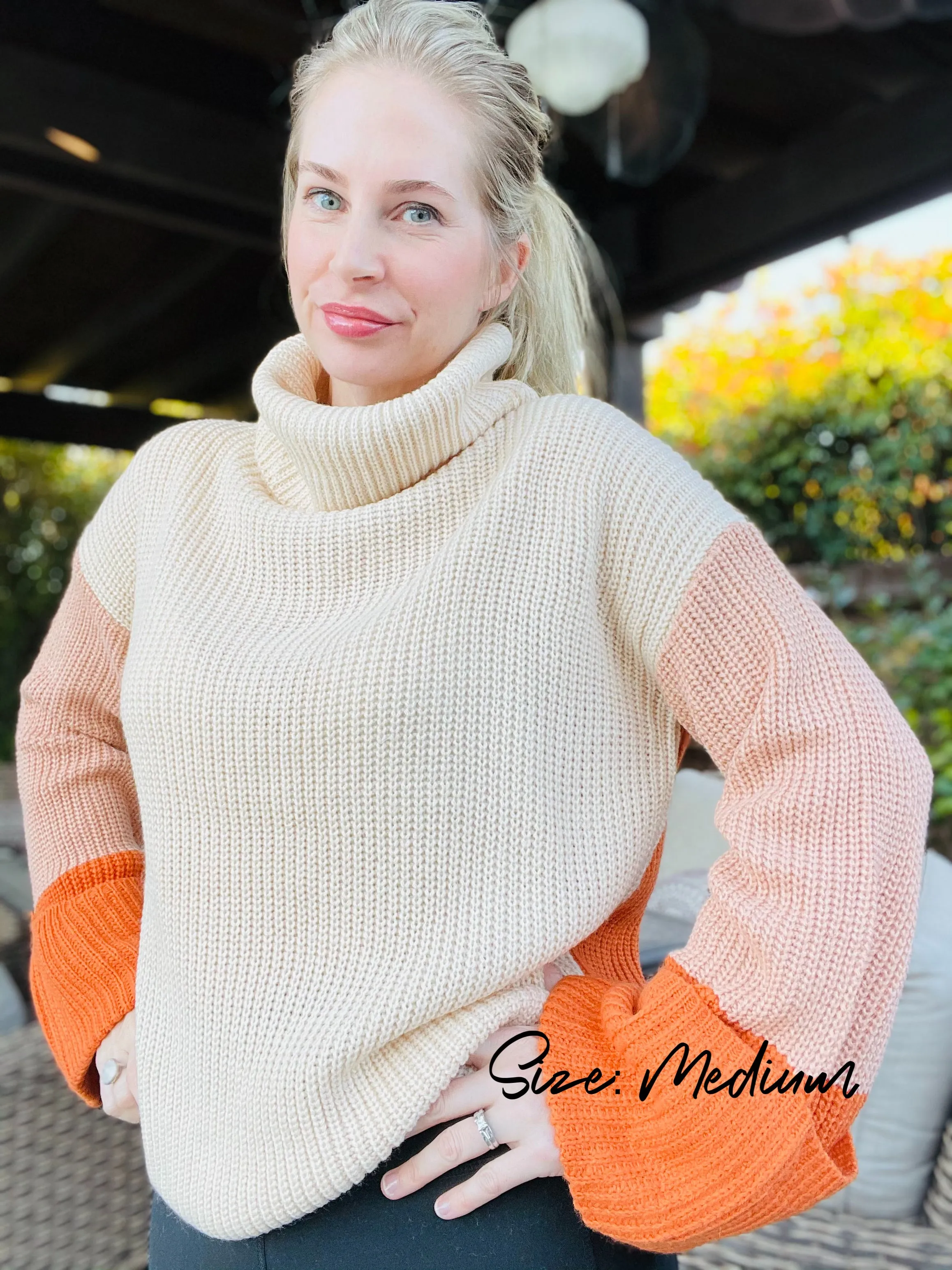Cuffed Mallory in Orange