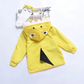 Cute Baby little Kids Cartoon Dinosaur Hooded Jacket