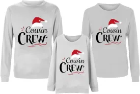 Family Matching Christmas Sweatshirts, Xmas Print Ugly Funny Jumper Long Sleeve Holiday Pullover Tops for Mom Dad Kid