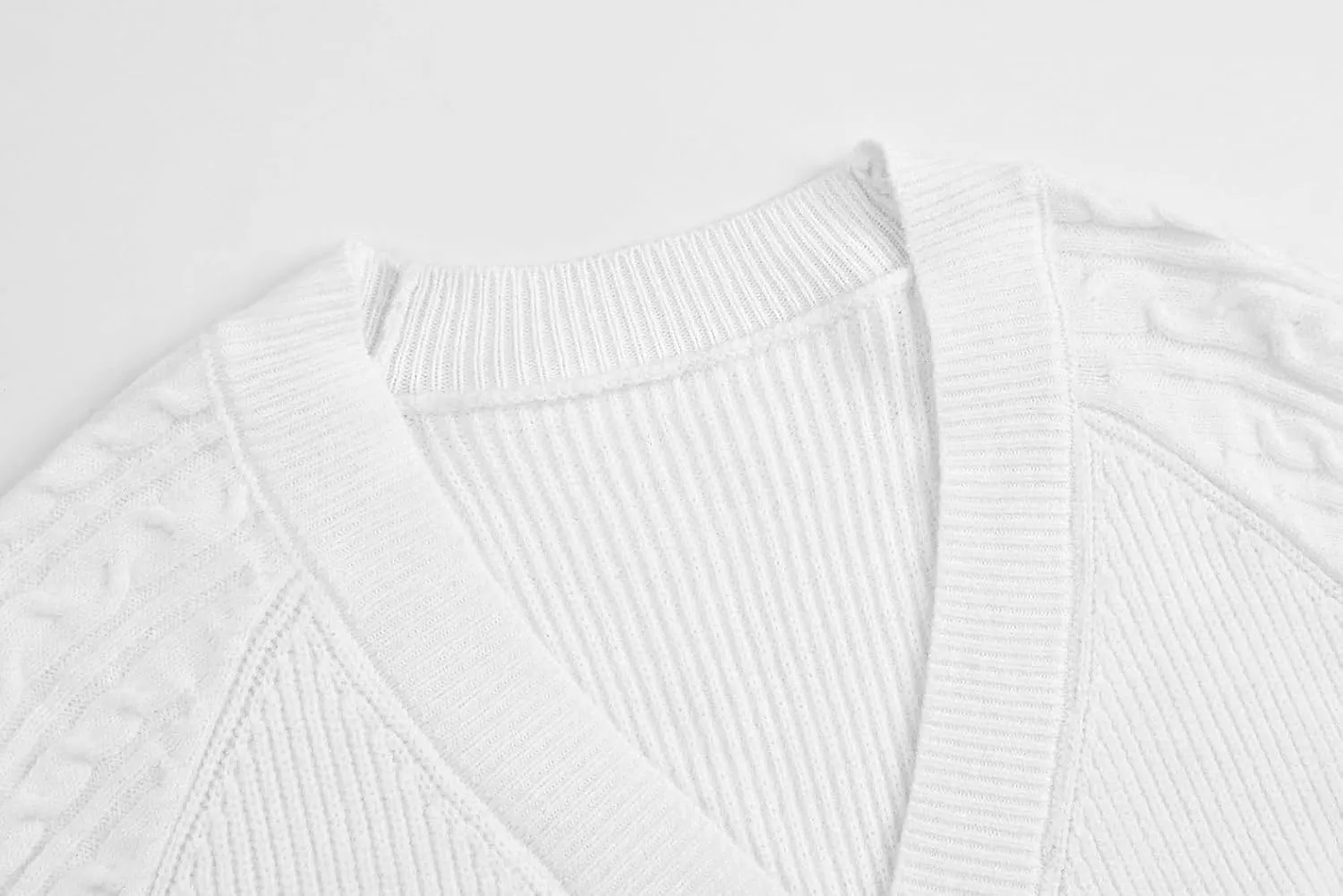GABERLY Button Down Thickened Sweaters V Neck Open Front Loose Oversized Cardigans Knit Outwear for Women
