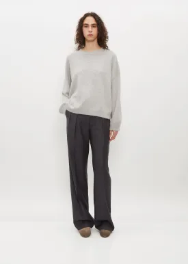 Galli Oversized Wool & Yak Sweater — Grey