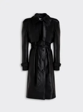 Leather Trench Coat