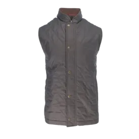 Loudoun Quilted Vest - Black Olive