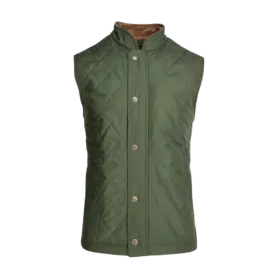 Loudoun Quilted Vest - Forest Green