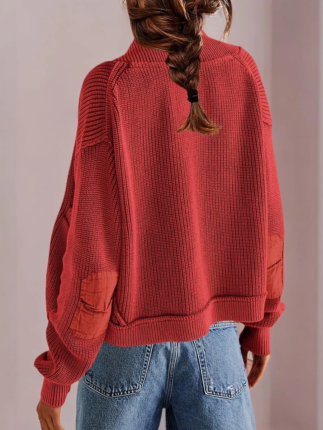 SENSERISE Womens Cardigan Sweaters Cable Knit Sweater Open Front Long Sleeve Chunky Cardigan Outerwear Coats