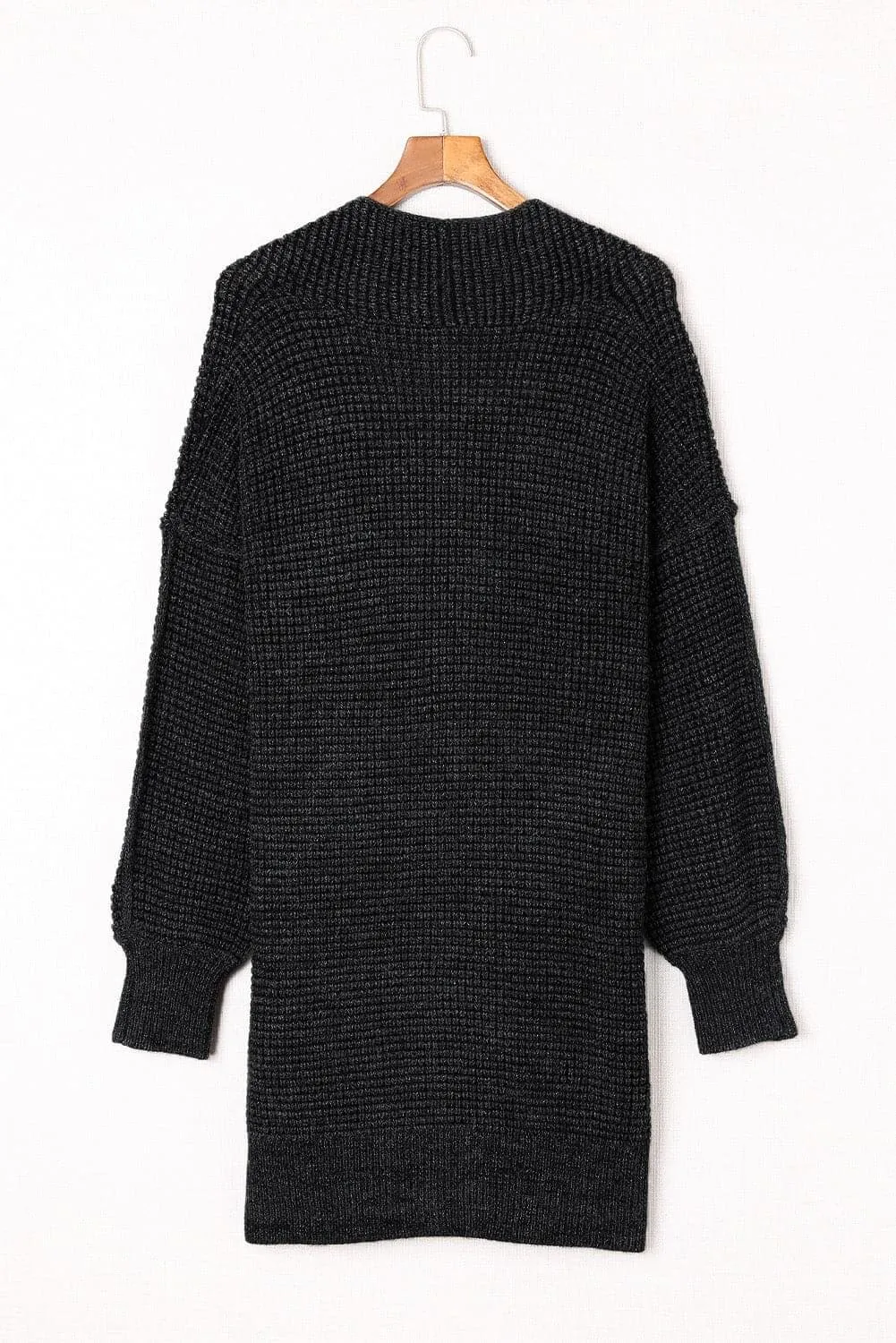 Tanya Heathered Open Front Longline Cardigan
