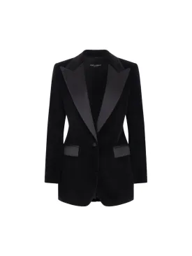 Tuxedo Jacket in Velvet
