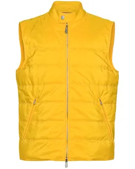 Yellow Quilted Vest